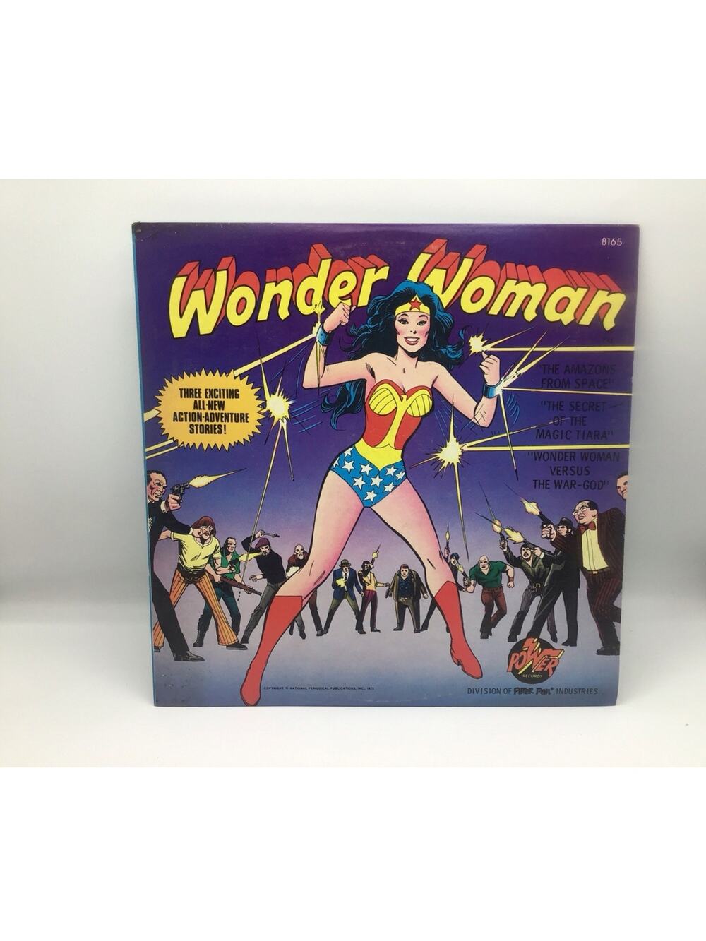 Wonder Woman 1975 Power Records Three Action Adventure Stories Vintage Vinyl LP